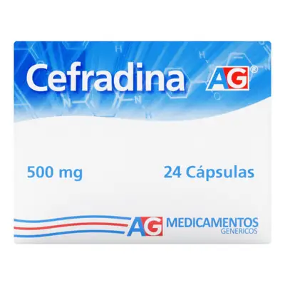 CEFRADINA 500 MG 24 CAPSULAS
