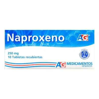 NAPROXENO 250 MG 10 TABLETAS