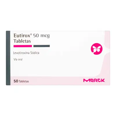 EUTIROX 50 MCG 50 TBS