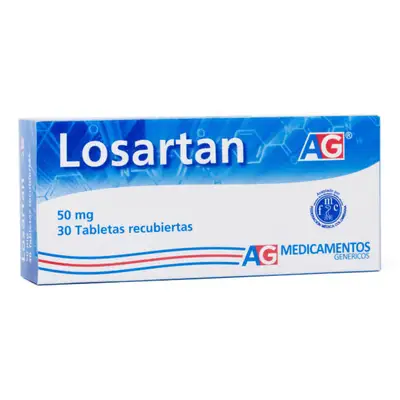 LOSARTAN 50 MG 30 TABLETAS