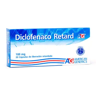 DICLOFENACO RETARD 100 MG 20 CAPSULAS
