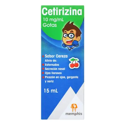 CETIRIZINA 1% GOTAS 15 ML