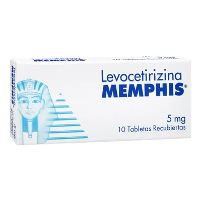 LEVOCETIRIZINA 5 MG 10 TABLETAS