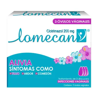 LOMECAN CLOTRIMAZOL 200MG 3 OVU.VAG