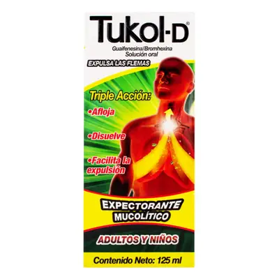 UKOL-D EXPECTORANTE SOL.ORAL 125 ML