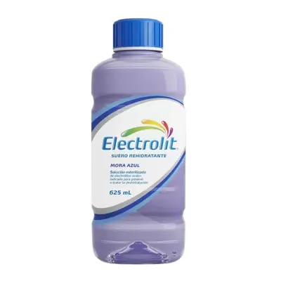 SUERO ELECTROLIT ORAL MORA AZUL  FCO X 625ML