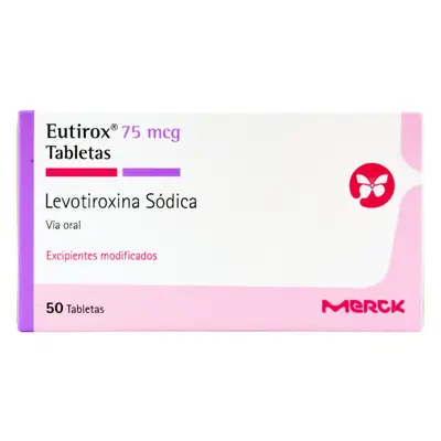 EUTIROX 75 MCG 50 TBS
