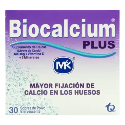 BIOCALCIUM PLUS POLVO 30 SOBRES
