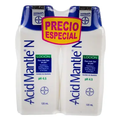 ACID MANTLE N LOCION 120 ML  OFERTA X 2 UND