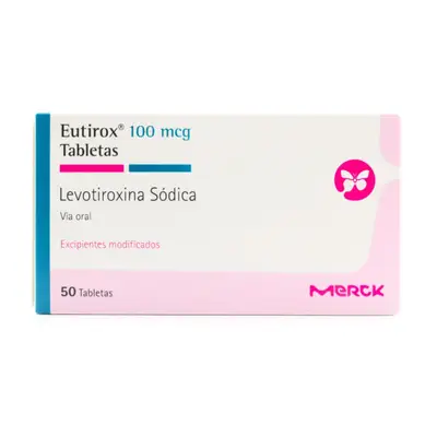 EUTIROX 100 MCG 50 TBS