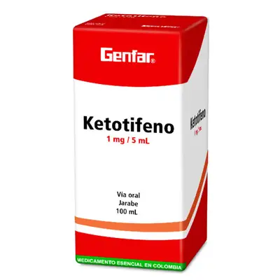 KETOTIFENO 1 MG JARABE 100 ML