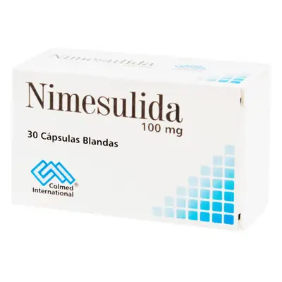 NIMESULIDA 100 MG 30 CAPSULAS BLANDAS