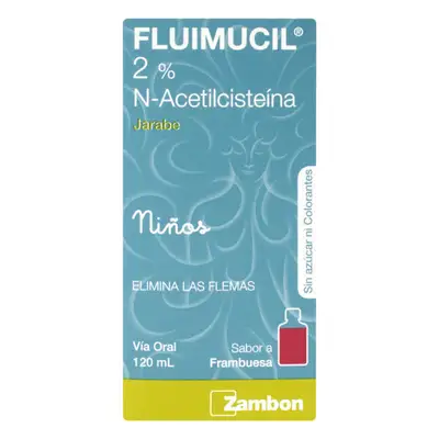 FLUIMUCIL NINOS JARABE 2% 120 ML.