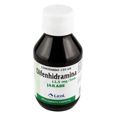 DIFENHIDRAMINA JARABE 120 ML