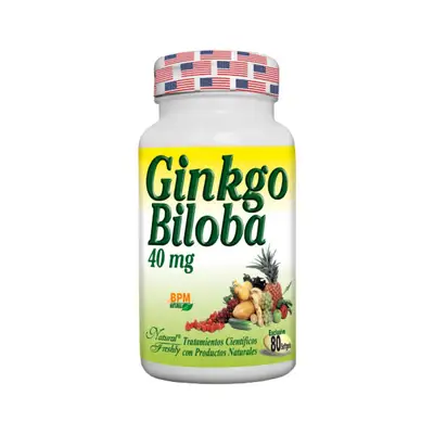 GINKGO BILOBA 40 MG 80 TABLETAS