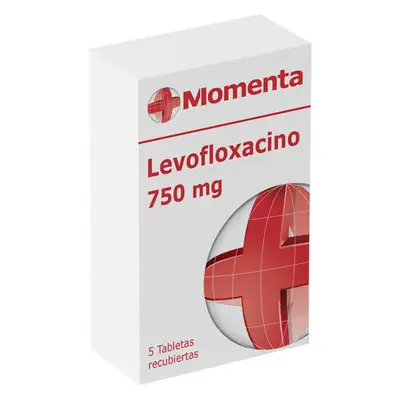 LEVOFLOXACINO 750MG 5 TABLETAS