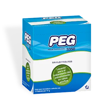 PEG POLIETILENGLICOL SOBRES  CJA X 12