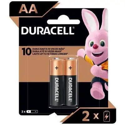 PILA DURACELL ALKALINA AA  DIS X 2