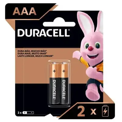 PILA DURACELL ALKALINA AAA DIS X 2