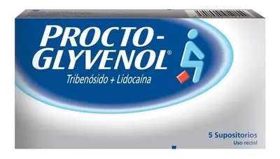 PROCTO GLYVENOL SUPOSITORIOS  CJA X 5