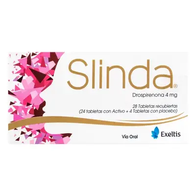 SLINDA DROSPIRENONA 4MG