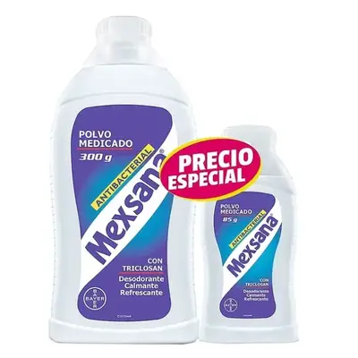 TALC.MEXSANA 300GR + TALC 85 GR  OFERTA