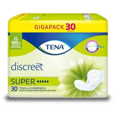 TENA MUJER SUPER PAQ X 30