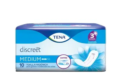 TOA.TENA MUJER MEDIUM PAQ X 10 UND