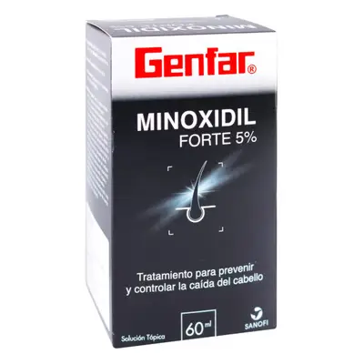 TRAT.MINOXIDIL 5% LOCION GENFAR FCO X   60 ML