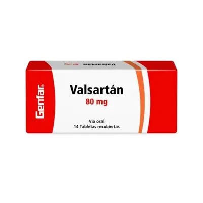 VALSARTAN 80 MG TBS GF CJA X 14