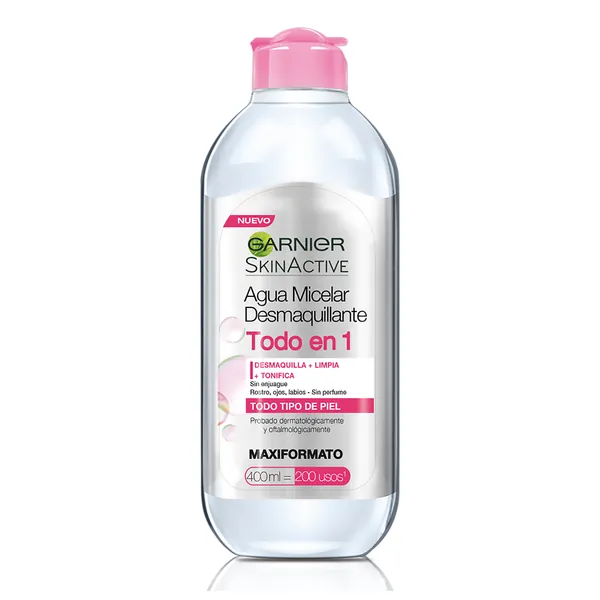 AGUA MICELAR GARNIER TODO EN 1 400 ML