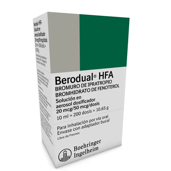 BERODUAL HFA AEROSOL 10 ML