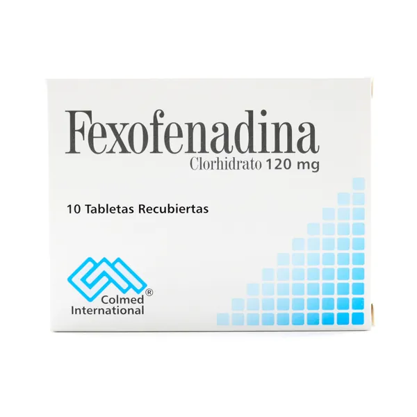 FEXOFENADINA 120 MG COLMED 10 TAB
