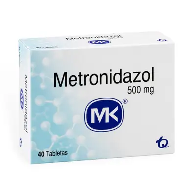 METRONIDAZOL 500 MG 40 TABLETAS