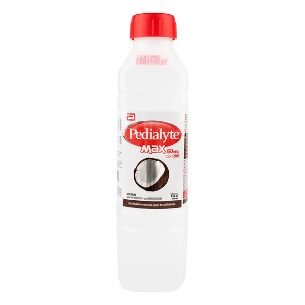 PEDIALYTE MAX ZINC 60 COCO 500 ML