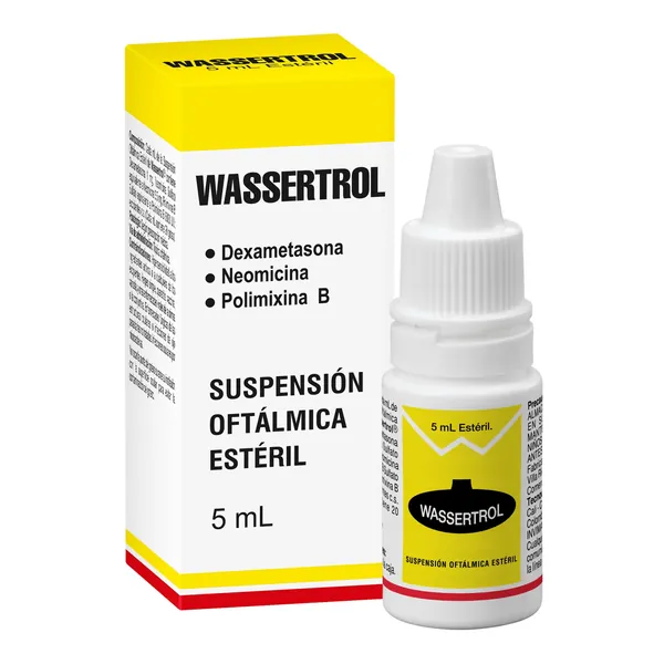 WASSERTROL SUSPENSION OFTALMICA 5 ML
